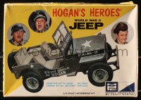 6a0137 HOGAN'S HEROES 2 World War II Jeep plastic model kits 1968 MPC and 2003 Ertl!