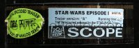 6a0171 PHANTOM MENACE 35mm film trailer 1997 Star Wars Episode I, George Lucas, version A!