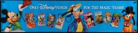 6a0200 ONLY DISNEY VIDEOS FOR THE MAGIC YEARS 14x60 video poster 1990s Prince and the Pauper + more!