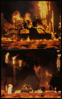 6a0100 VOLCANO 2 color 16x20 stills 1997 Tommy Lee Jones, great fiery disaster images!
