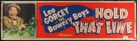 6a0228 HOLD THAT LINE paper banner 1952 Leo Gorcey & The Bowery Boys, college football!