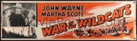 6a0230 IN OLD OKLAHOMA paper banner R1950 John Wayne, Martha Scott, War of the Wildcats, ultra rare!