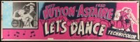 6a0235 LET'S DANCE paper banner 1950 great image of dancing Fred Astaire & Betty Hutton!