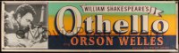 6a0243 OTHELLO paper banner 1955 Orson Welles in the title role w/Fay Compton, Shakespeare, rare!
