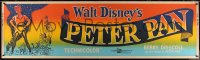6a0247 PETER PAN paper banner R1958 Walt Disney animated cartoon fantasy classic, full-length art!