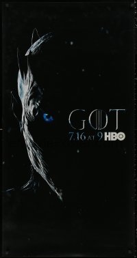 6a0274 GAME OF THRONES tv poster 2017 great shadowy close-up portrait of The Night King!