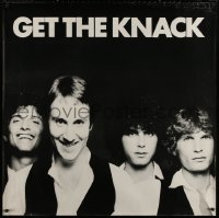 6a0298 KNACK 42x42 music poster 1979 Get the Knack, close-up image of the rock 'n' roll pop group!