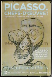 6a0482 PICASSO CHEFS D'OEUVRE group of 2 47x69 French museum/art exhibitions 2018 Salvado as Harlequin!