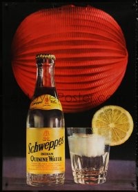 6a0467 SCHWEPPES 36x50 Swiss advertising poster 1963 cool Emmel image of the carbonated tonic!