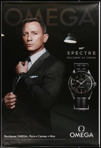 6a0481 SPECTRE DS 47x69 French special poster 2015 Craig as James Bond 007 in tuxedo, Omega tie-in!