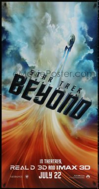 6a0208 STAR TREK BEYOND DS 26x50 special poster 2016 image of the Starship Enterprise in flight!