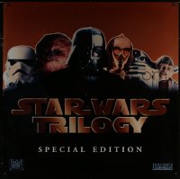 6a0270 STAR WARS TRILOGY 48x48 special poster 1997 Darth Vader, Chewbacca, Threepio, Yoda, R2!