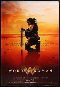 6a0267 WONDER WOMAN group of 2 48x70 special posters 2017 sexiest Gal Gadot in the title role!