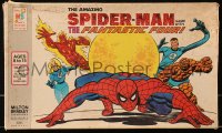 6a0119 SPIDER-MAN/FANTASTIC FOUR board game 1977 Milton Bradley's Spider-man game w/Fantastic Four!