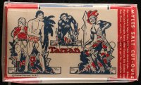 6a0182 TARZAN Myles Salt box 1930s with really cool art of King of the Jungle Tarzan on back!