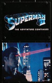 6a0093 SUPERMAN II 15 color from 8x10 to 20x30 stills 1981 Christopher Reeve, Stamp, Hackman, Kidder!