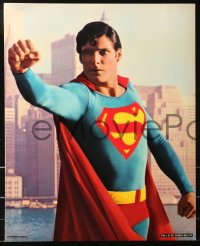 6a0097 SUPERMAN 3 color 16x20 stills 1978 DC superhero Christopher Reeve, Marlon Brando, York!