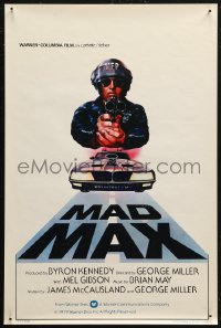 6b0177 MAD MAX Belgian 1980 art of wasteland cop Mel Gibson, George Miller Australian action classic