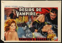 6b0200 PLAYGIRLS & THE VAMPIRE Belgian 1963 they walked innocently into his arms only to meet the devil!