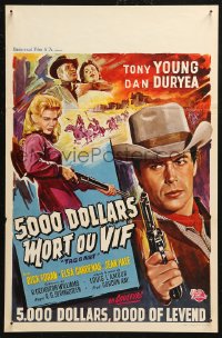 6b0220 TAGGART Belgian 1964 Tony Young, Dan Duryea, Louis L'Amour, western!