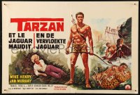 6b0222 TARZAN & THE GREAT RIVER Belgian 1967 Mike Henry in the title role w/sexy Diana Millay!
