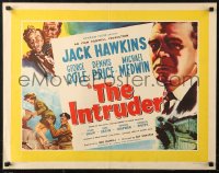 6b0288 INTRUDER English 1/2sh 1953 cool art of Jack Hawkins, directed by Guy Hamilton!