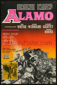 6b0066 ALAMO Finnish 1961 John Wayne & Richard Widmark in the War of Independence by R. Kanz!