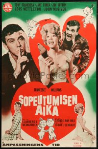 6b0110 PERIOD OF ADJUSTMENT Finnish 1963 Franciosa, Jane Fonda, Jim Hutton, Lois Nettleton!
