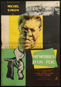 6b0669 MEMORIES OF A COP French 16x23 1956 completely different art art of policeman Michel Simon!