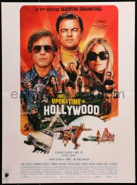 6b0674 ONCE UPON A TIME IN HOLLYWOOD French 15x21 2019 Pitt, DiCaprio, Robbie by Chorney, Tarantino!