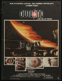 6b0675 OUTLAND French 16x21 1981 Sean Connery is the only law on Jupiter's moon!
