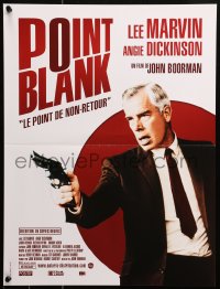 6b0680 POINT BLANK French 16x21 R2011 great image of Lee Marvin with gun, John Boorman film noir!