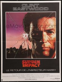 6b0699 SUDDEN IMPACT French 16x21 1983 Clint Eastwood is at it again as Dirty Harry, great image!