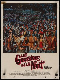 6b0716 WARRIORS French 16x21 1980 Walter Hill, Jarvis artwork of the armies of the night!