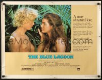 6b0252 BLUE LAGOON 1/2sh 1980 sexy young Brooke Shields & Christopher Atkins!