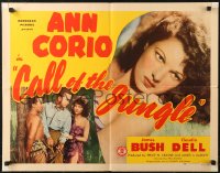6b0257 CALL OF THE JUNGLE 1/2sh 1944 sexy exotic Ann Corio, James Bush, Claudia Dell, ultra rare!