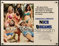 6b0261 CHEECH & CHONG'S NICE DREAMS int'l 1/2sh 1981 men who make lots of money selling ice cream!
