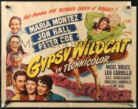 6b0283 GYPSY WILDCAT 1/2sh 1944 sexy Maria Montez is the hot-headed, hot-blooded Queen of Rogues!