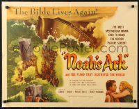 6b0312 NOAH'S ARK 1/2sh R1957 Michael Curtiz, the flood that destroyed the world!