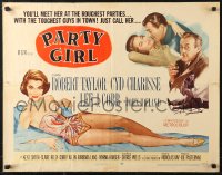 6b0318 PARTY GIRL style B 1/2sh 1958 you'll meet sexiest Cyd Charisse at the roughest parties!