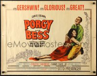 6b0320 PORGY & BESS style A 1/2sh 1959 art of Sidney Poitier, Dorothy Dandridge & Sammy Davis Jr.!