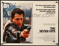 6b0330 SEVEN-UPS 1/2sh 1974 close up of elite policeman Roy Scheider pointing gun!