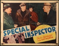 6b0336 SPECIAL INSPECTOR 1/2sh 1938 hitchhiker Rita Hayworth pictured, undercover customs agent!