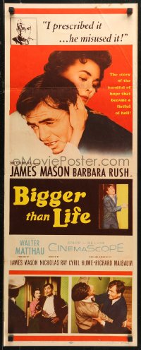6b0485 BIGGER THAN LIFE insert 1956 James Mason is prescribed Cortisone & becomes addicted!