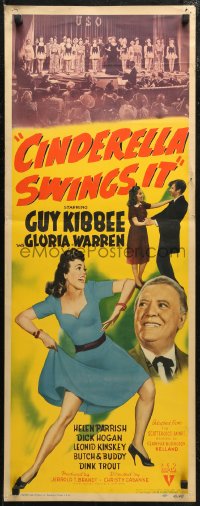 6b0497 CINDERELLA SWINGS IT insert 1943 Guy Kibbee as Scattergood Baines w/ Leonid Kinskey & Watkin!