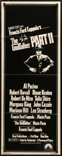 6b0514 GODFATHER PART II insert 1974 Al Pacino in Francis Ford Coppola classic sequel!