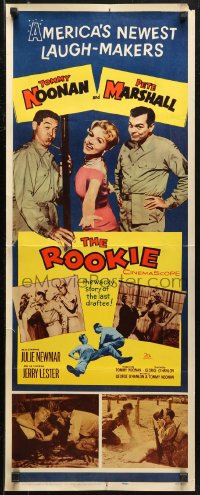 6b0577 ROOKIE insert 1959 soldiers Tommy Noonan & Pete Marshall, super sexy Julie Newmar!