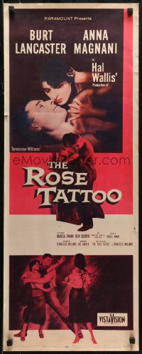 6b0578 ROSE TATTOO insert 1955 Burt Lancaster, Anna Magnani, written by Tennessee Williams!
