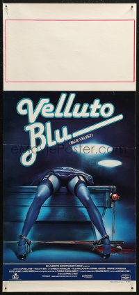 6b0953 BLUE VELVET Italian locandina 1986 directed by David Lynch, wild artwork by Enzo Sciotti!