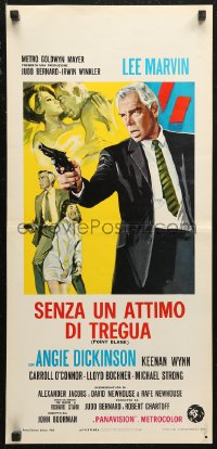 6b1059 POINT BLANK Italian locandina 1968 Lee Marvin, Angie Dickinson, John Boorman film noir!